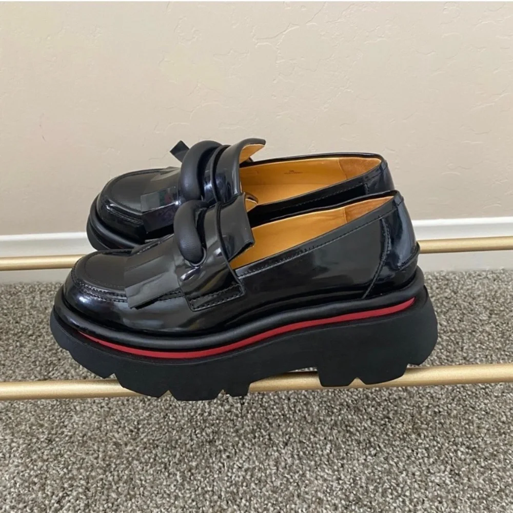 4ccccees Fringe chunky loafers like new condition - Picture 2 of 5